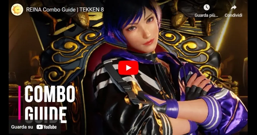 Reina combo guida in Tekken 8