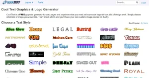 CoolText - Crea loghi gratis